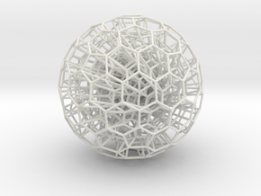 nestedSpheres in White Natural Versatile Plastic