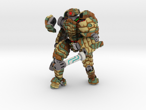 Mech suit with twin weapons (7) in Full Color Sandstone