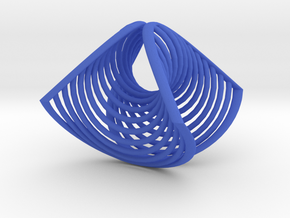 plane circle concave convex | ring 0.7 in Blue Processed Versatile Plastic