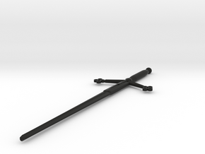 Action Figure Weapon: Claymore (5 mm peg) in Black Natural Versatile Plastic