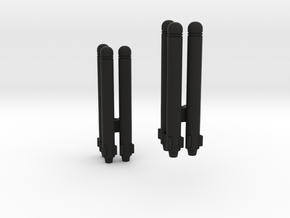 Sunlink - Seeker Tri-Missiles x2 in Black Natural Versatile Plastic