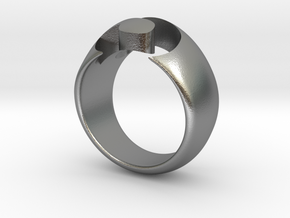 S-ring in Natural Silver