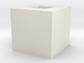 Box in White Natural Versatile Plastic