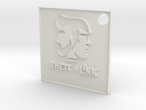 Rhett and Link Tag in White Natural Versatile Plastic