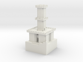 Guard Tower Lv5 in White Natural Versatile Plastic