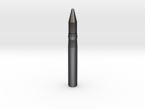 Bofors 40mm shell in Polished and Bronzed Black Steel