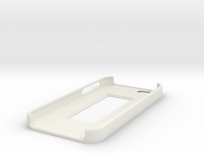iPhone 5 Moo mini card case in White Natural Versatile Plastic