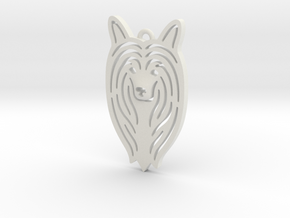 Cute pet pendant. in White Natural Versatile Plastic