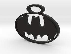 BATMAN pendant in Black Natural Versatile Plastic