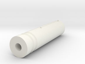 Screwdriver   Main Body 1 in White Natural Versatile Plastic