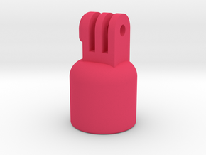 GoPro Pole Mount (Fits 3/4" Sch 40 PVC) in Pink Processed Versatile Plastic