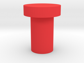 2.1mm Kill Key - Flat Top in Red Processed Versatile Plastic