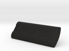 PS3 bluray remote battery cover in Black Natural Versatile Plastic