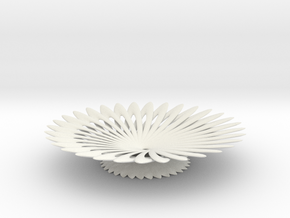 platter in White Natural Versatile Plastic