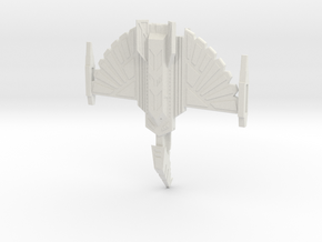 Fire Hawk Cruiser - block nacelles in White Natural Versatile Plastic