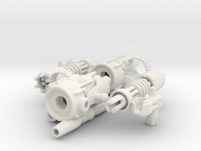 D.R.E.A.D Suppressor miniguns in White Natural Versatile Plastic