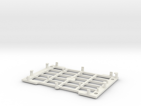 Rasberry Pi base in White Natural Versatile Plastic