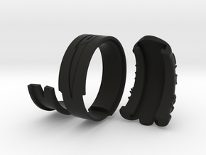 Vambrace Ring 7.5 in Black Natural Versatile Plastic
