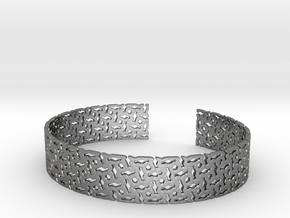 Khandi Bangle B in Polished Silver