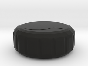 Knob Knob 2.1 in Black Natural Versatile Plastic
