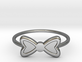 Knuckle Bow Ring, 15mm diameter by CURIO in Polished Silver
