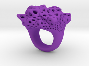 Nebula Ring in Purple Processed Versatile Plastic