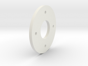 DSLR_bearing_plate in White Natural Versatile Plastic