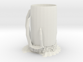 Monster Cup in White Natural Versatile Plastic