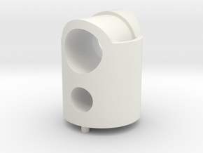 micromouse LED/sensor mount in White Natural Versatile Plastic