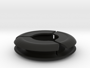 Earbud Reel in Black Natural Versatile Plastic