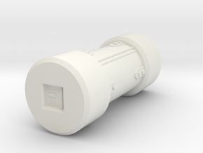 Supply Canister in White Natural Versatile Plastic