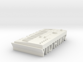 Synth City in White Natural Versatile Plastic