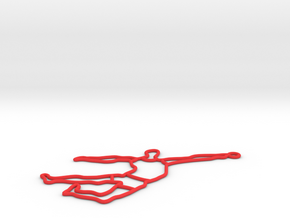 Giocoliere-2 in Red Processed Versatile Plastic