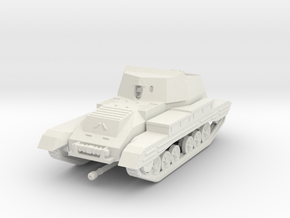Vehicle- Valentine Tank Archer (1/72) in White Natural Versatile Plastic