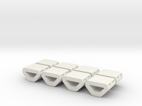 Peggie Engine Insert  Package - Low Detail in White Natural Versatile Plastic