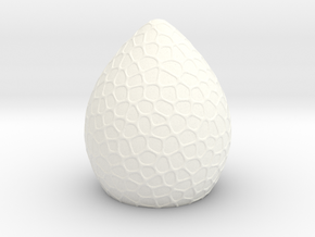 Dragon's Egg in White Processed Versatile Plastic