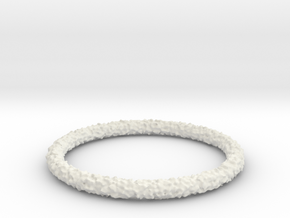 Perlin Bracelet (Large) in White Natural Versatile Plastic