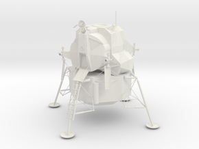 Apollo Lunar Module in White Natural Versatile Plastic