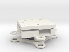 Storm32 3 Axis Gimbal - Yaw Mount Assembly in White Natural Versatile Plastic