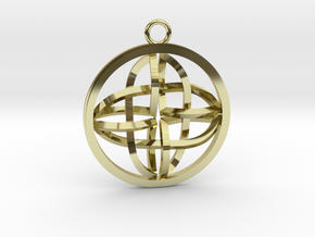Celtic Cross Pendant in 18k Gold