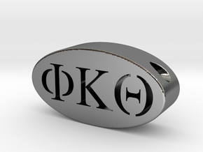 Phi Kappa Theta in Polished Silver