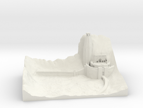  The Lord of the Rings - Helm's Deep in White Natural Versatile Plastic