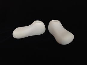 Foot for 3/4 Inch PVC Pipe in White Natural Versatile Plastic