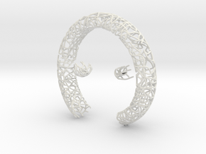 Bracelet (piece 1, 2 and 3) in White Natural Versatile Plastic
