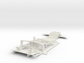 Mini-z Subchassis V6 - Audi R8 in White Natural Versatile Plastic