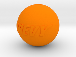 KEY - CHEVY in Orange Processed Versatile Plastic