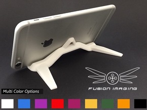  Mini Tablet / Phablet Stand in White Processed Versatile Plastic