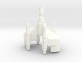 Gunstar X-wing Stylized in White Processed Versatile Plastic