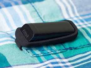 Pocket Clip for Fitbit Flex in Black Natural Versatile Plastic