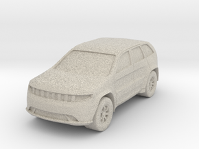 SUV at 1"=16' Scale in Natural Sandstone